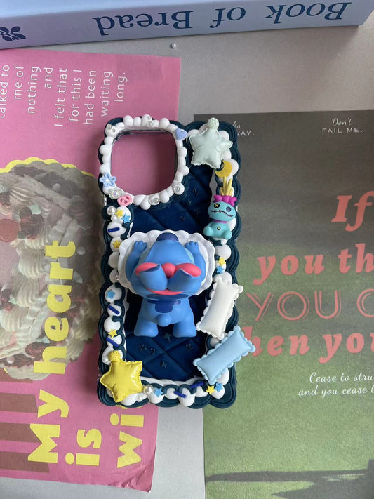 Stitch DIY Cream Glue Handmade Phone Case
