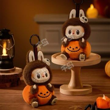 Labubu Halloween Pumpkin Series -Vinyl Plush Doll