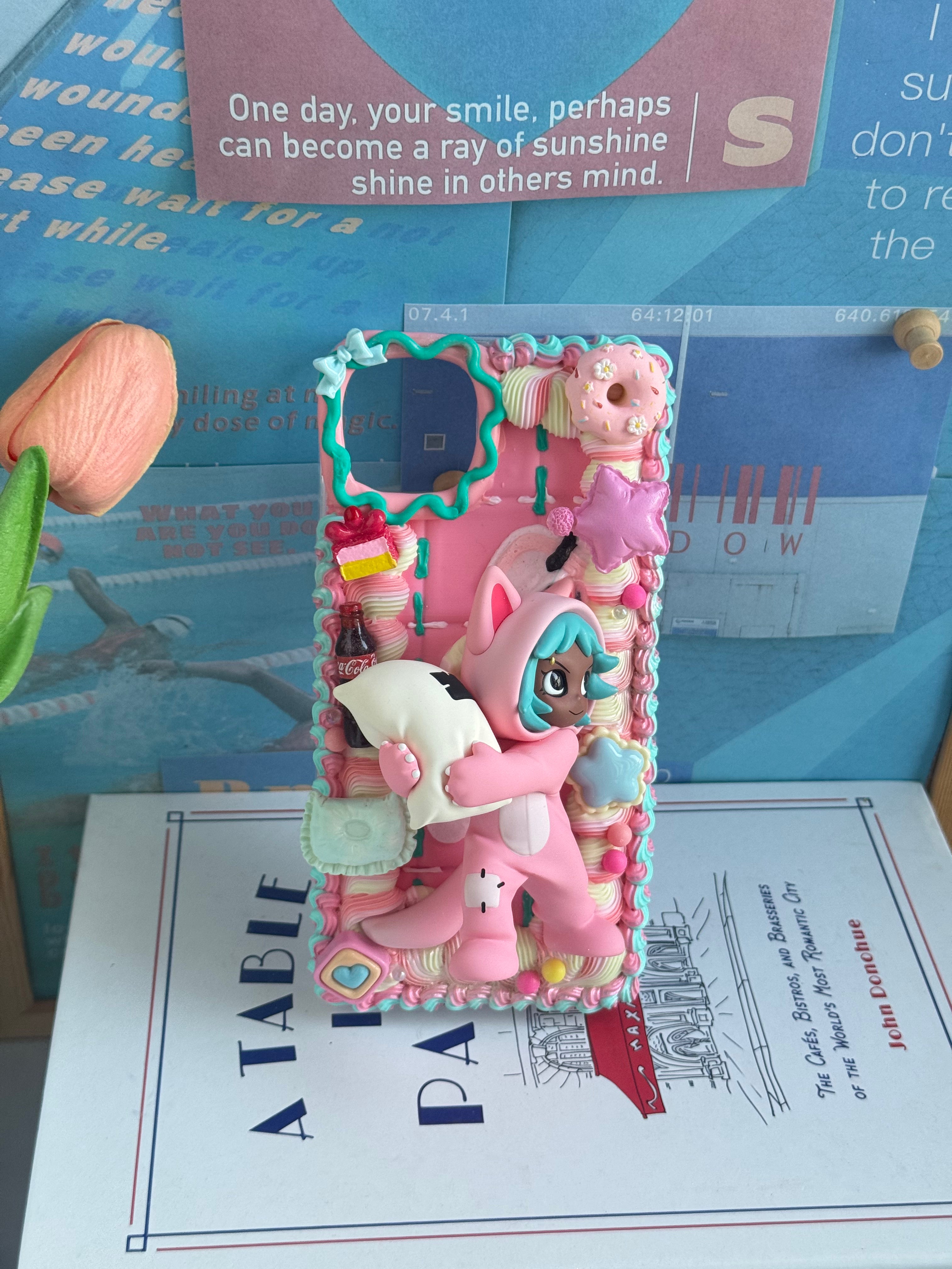Peach Riot DIY Cream Glue Handmade Phone Case