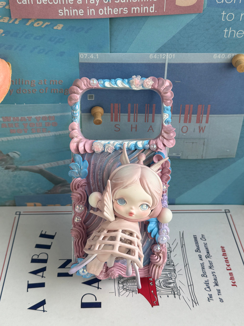 Skull Panda DIY Cream Glue Handmade Phone Case