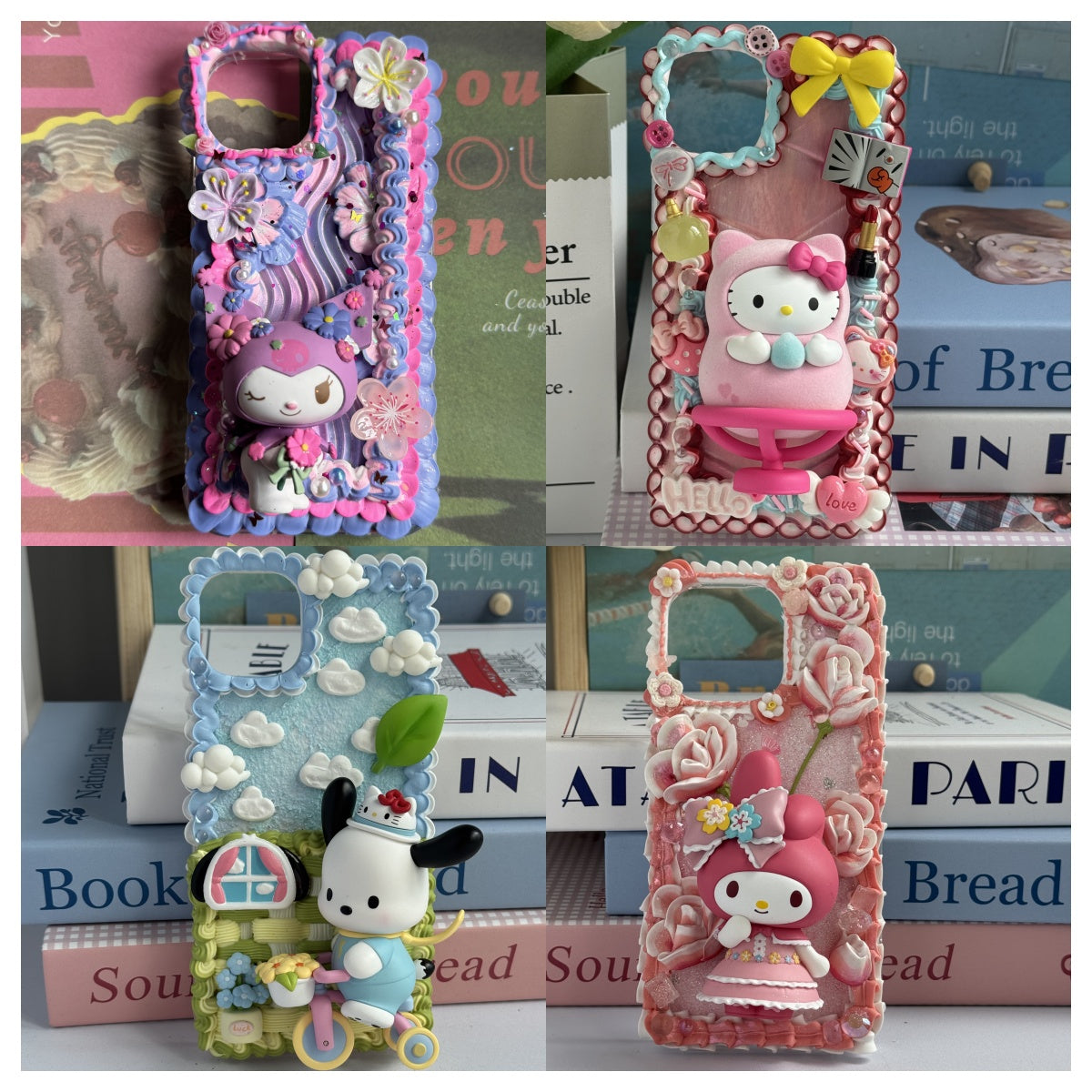 Sanrio Family (Figures) DIY Cream Glue Handmade Phone Case