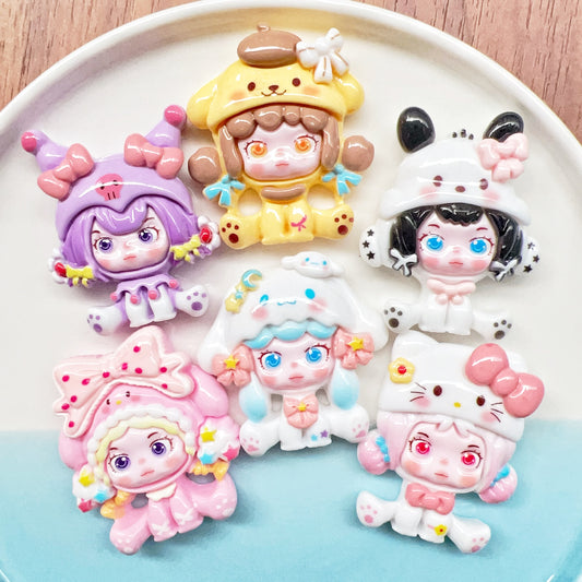 Big Sanrio Girl Charms(50mm*60mm)